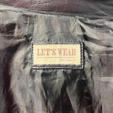 Vintage Let’s Wear Leather Jacket - M